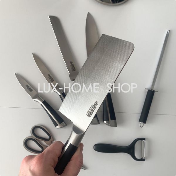 Набор кухонных ножей Benson Elite из 9 предметов BN-401 фото