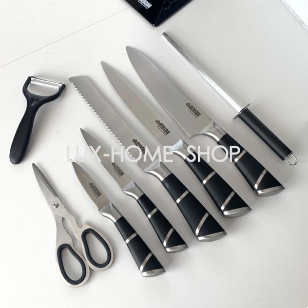 Набор кухонных ножей Benson Elite из 9 предметов BN-416 фото