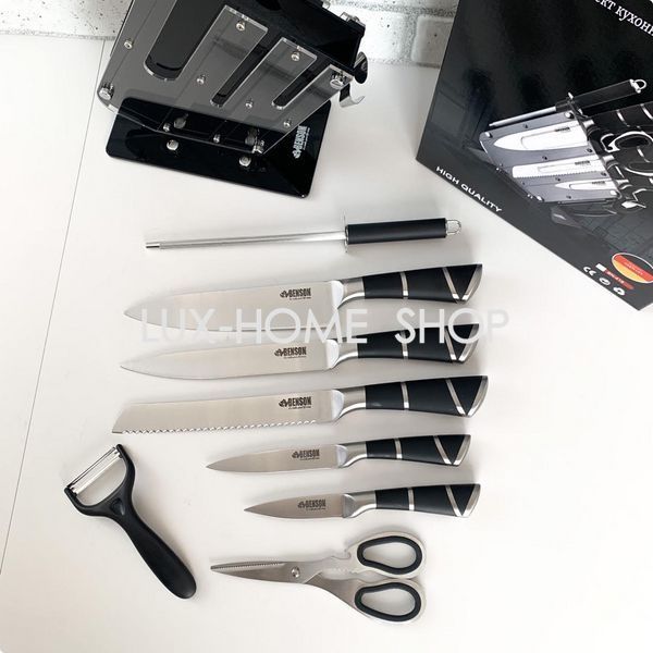 Набор кухонных ножей Benson Elite из 9 предметов BN-416 фото